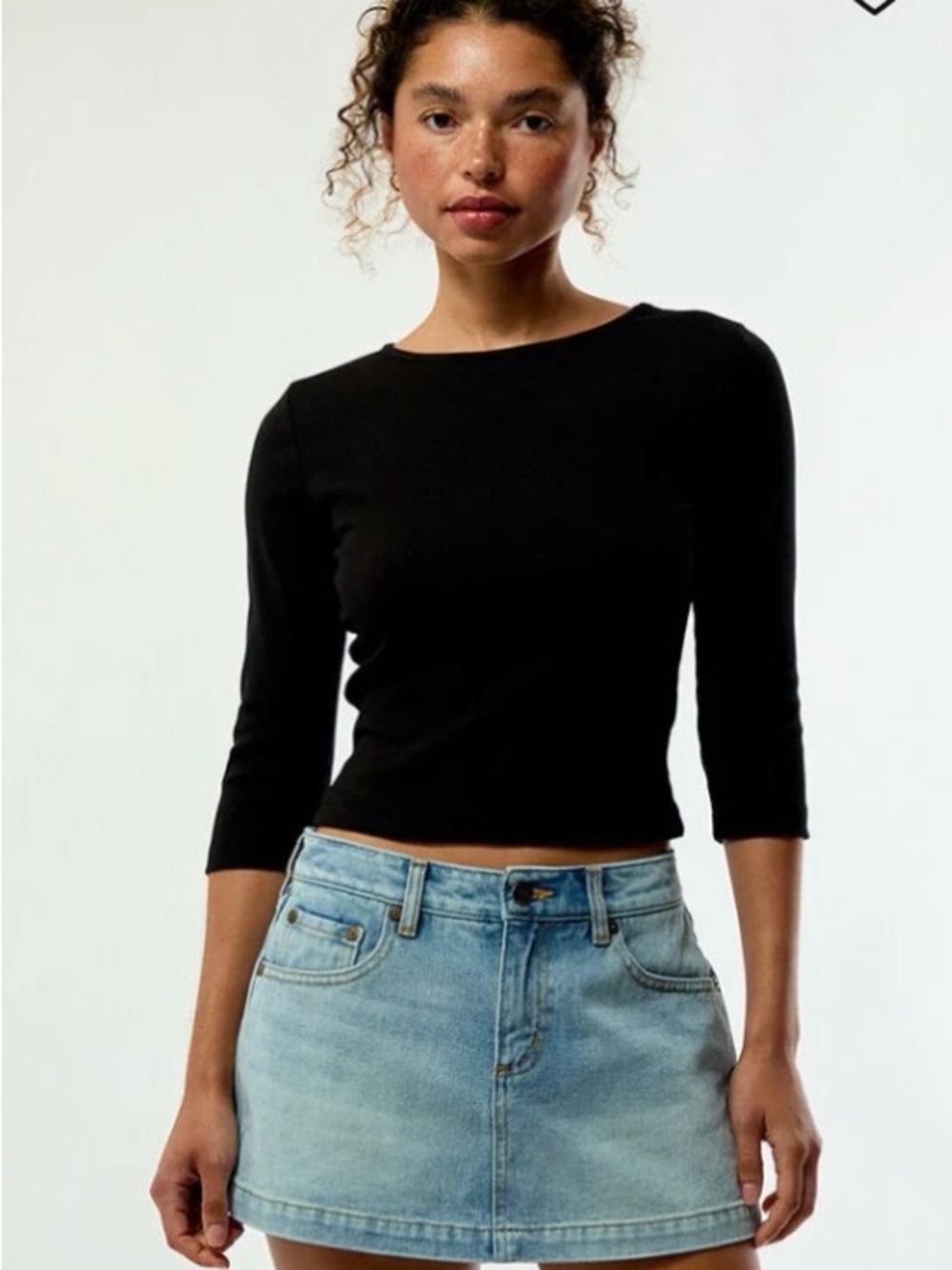 PacSun Micro Moment Mini Jean skirt